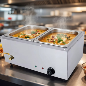 سخان طعام كهربائي حوضين