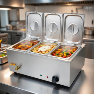 سخان طعام كهربائي 3 احواض